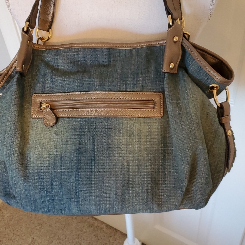 💥SOLD💥Sparkly Denim Shoulder Bag - Picture 4 of 8